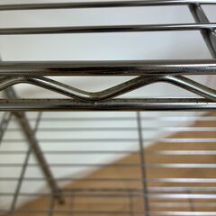 シルバーラック 4段 幅88cm 高さ160cm 奥行35cm スチールラック 収納棚（解体渡し・キャスターなし・倉庫保管品）の画像