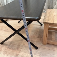 子ども　イス&折りたたみ机の画像