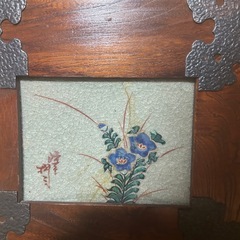 陶板画リンドウの画像