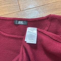ニット　ワインレッド　S-Mの画像