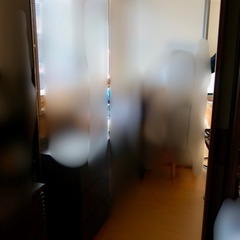 美品 dinos　≪幅89.5cm≫頑丈棚板引き戸本棚 奥行44cm  Ｎミラーダークブラウンの画像