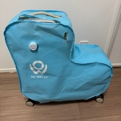 NORICCO パステルブルー　キャリーカートの画像