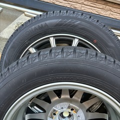 美品　スタッドレスタイヤ165/65ー14   ホイール付き4本セットの画像