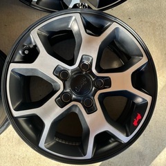 ⭐︎美品⭐︎ジープ JL ラングラー ルビコン 純正 17インチ ホイール 4本の画像
