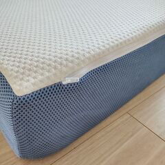 ベッドマットレス シングルサイズ 厚さ:約16cm ウレタンフォーム　低反発　やわらかめ(商品表示は硬めとなっていますが、どちらかというとやわらかいです。)の画像