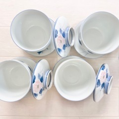 茶碗蒸し　陶器　カップ　小皿　おまとめの画像