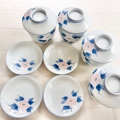 茶碗蒸し　陶器　カップ　小皿　おまとめの画像
