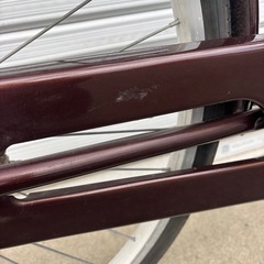 【整備士による点検済み】　☆前後良品中古タイヤ☆   　26インチLEDオートライト軽快車　防犯登録料込価格︎‼︎の画像