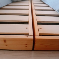 【12月16日に取引相手決まりました】　シングル　すのこ　同じの2つ　の画像