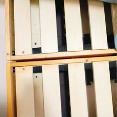 【12月16日に取引相手決まりました】　シングル　すのこ　同じの2つ　の画像