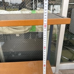 キャスター付き スチールパソコンデスク　　の画像