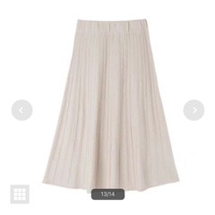 新品未使用　ニットフレアスカート　レディース　秋冬服 の画像