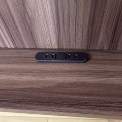 後付けヘッドボード　コンセント付きの画像