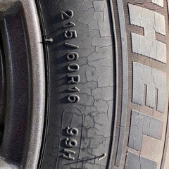 値段交渉可能　スタッドレスタイヤホイールセット215/60R16 99hHの画像