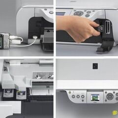 未使用品■キャノン インクジェット複合機★Canon PIXUS (ピクサス) MP４６０★付属品等完全完備◎箱無/おまけ新品写真用紙大量付き◎の画像