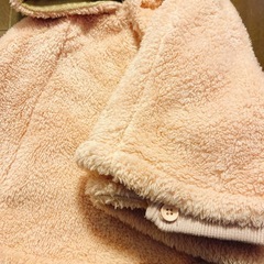 kid's zooのボアポンチョの画像