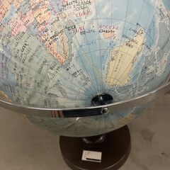 【那須町役場】全回転地球儀大 3　千万分の1 スケール　模型　地球　理科　地理　受験【管理番号355】の画像