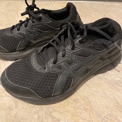 アシックス　asics 黒　スニーカー　25.0センチ
の画像
