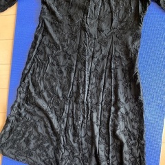 黒　ワンピース　刺繍　あげます♡の画像