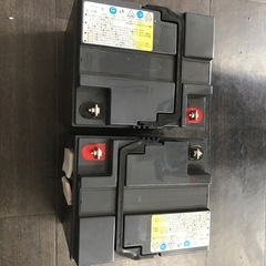 セニアカーバッテリー程度良しセットの画像