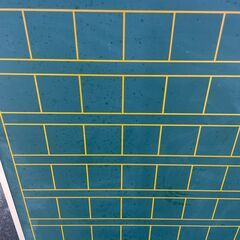 【那須町役場】スタンド付き　黒板　方眼 カフェ　メニュー表【管理番号356】の画像