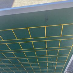 【那須町役場】スタンド付き　黒板　方眼 カフェ　メニュー表【管理番号356】の画像