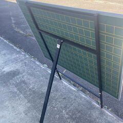 【那須町役場】スタンド付き　黒板　方眼 カフェ　メニュー表【管理番号356】の画像