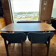 ⭐︎週末値下げ⭐︎Nitori ニトリリビングダイニングテーブルセット　の画像