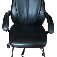 アイリス フットレスト 付き170度リクライニング ハイバックオフィスチェア  ブラックの画像