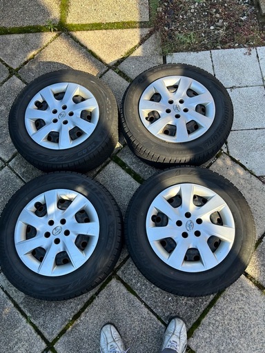 2021年製 BRIDGESTONE 195/65R15 91S BLIZZAK XG02 ブリザック ブリヂストン スタッドレス VRX2 4本セット　純正ホイール付