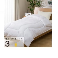 ニトリ 抗菌防臭防ダニ 掛け布団 紐のないカバー セット セミダブルの画像