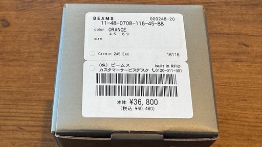 GARMIN ForeAthlete 245 BEAMS限定モデル 現行販売品 ①