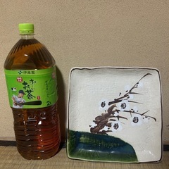 織部焼　角皿　六兵衛の画像