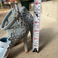 ブライダルシューズ（ブルー）の画像