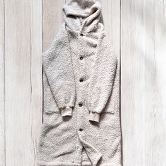 着る毛布　白　ユニセックス　オフホワイト の画像