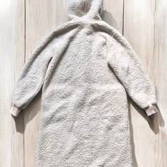 着る毛布　白　ユニセックス　オフホワイト の画像