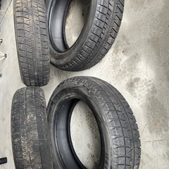 スタッドレスタイヤ　ブリヂストン　レボジーゼッド　155/65/14 14年製造残溝ありの画像