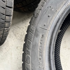 スタッドレスタイヤ　ブリヂストン　レボジーゼッド　155/65/14 14年製造残溝ありの画像