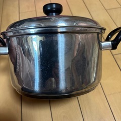 ステンレ両手鍋の画像