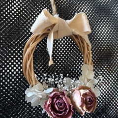 ドライフラワー ミニリースの画像