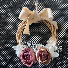 ドライフラワー ミニリースの画像