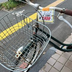 【リサイクルショップどりーむ鹿大前店】No.541　自転車　27INCH　美品♪　ライト・鍵〇　嬉しいカゴ付き♪の画像
