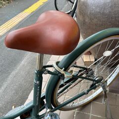 【リサイクルショップどりーむ鹿大前店】No.541　自転車　27INCH　美品♪　ライト・鍵〇　嬉しいカゴ付き♪の画像