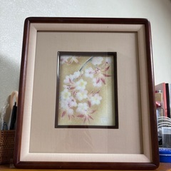 桜の七宝焼の絵の画像