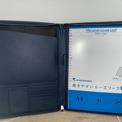 モンブラン　レザージップケース　A4ノートパッドの画像