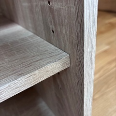 おもちゃ棚 絵本棚 収納 ラック キッズ こども 木目調の画像