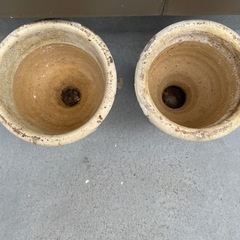 植木鉢　テラコッタ　2個の画像