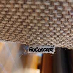 BoConcept｜3人掛けソファ｜中古｜汚れ・壊れあり（脚）｜ライトグレーの画像