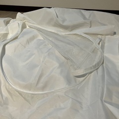 【美品】popomi メッシュベビーサークル(ホワイト)の画像