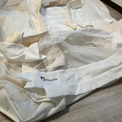 【美品】popomi メッシュベビーサークル(ホワイト)の画像